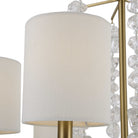Waterfall 6 Light Chandelier by Uttermost