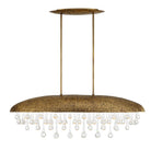 Downpour Brass & Glass Droplet Pendant by Uttermost