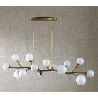 Meandering 14 Light Pendant in Brass by Uttermost