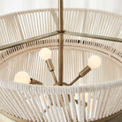 Highly Strung 8 Light Pendant in White by Uttermost