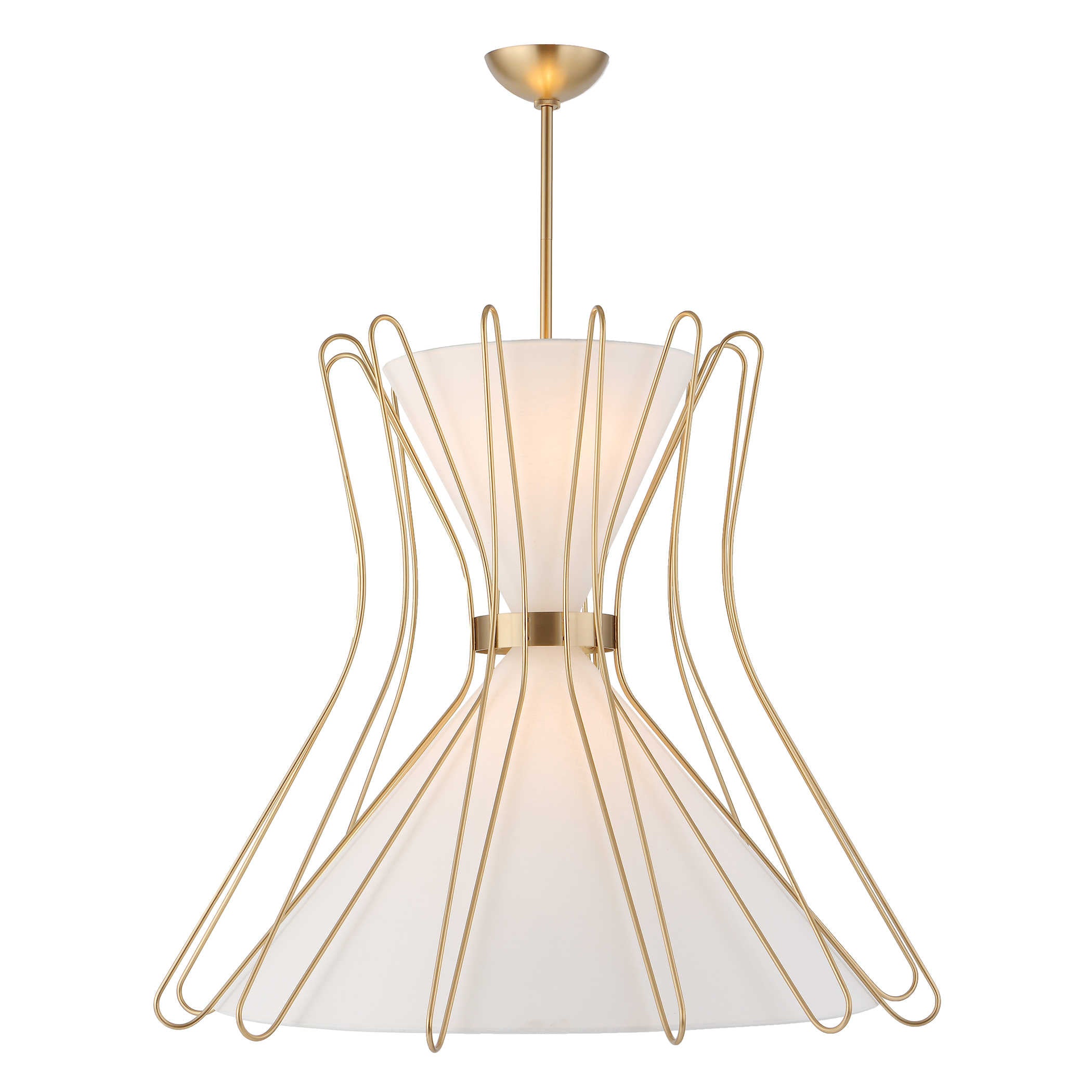 Boomerang Pendant in Brass - Large by Uttermost