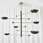 Swinger 6 Light Pendant in Black by Uttermost
