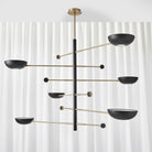 Swinger 6 Light Pendant in Black by Uttermost