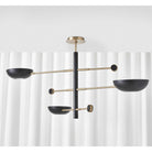 Swinger 3 Light Pendant in Black by Uttermost