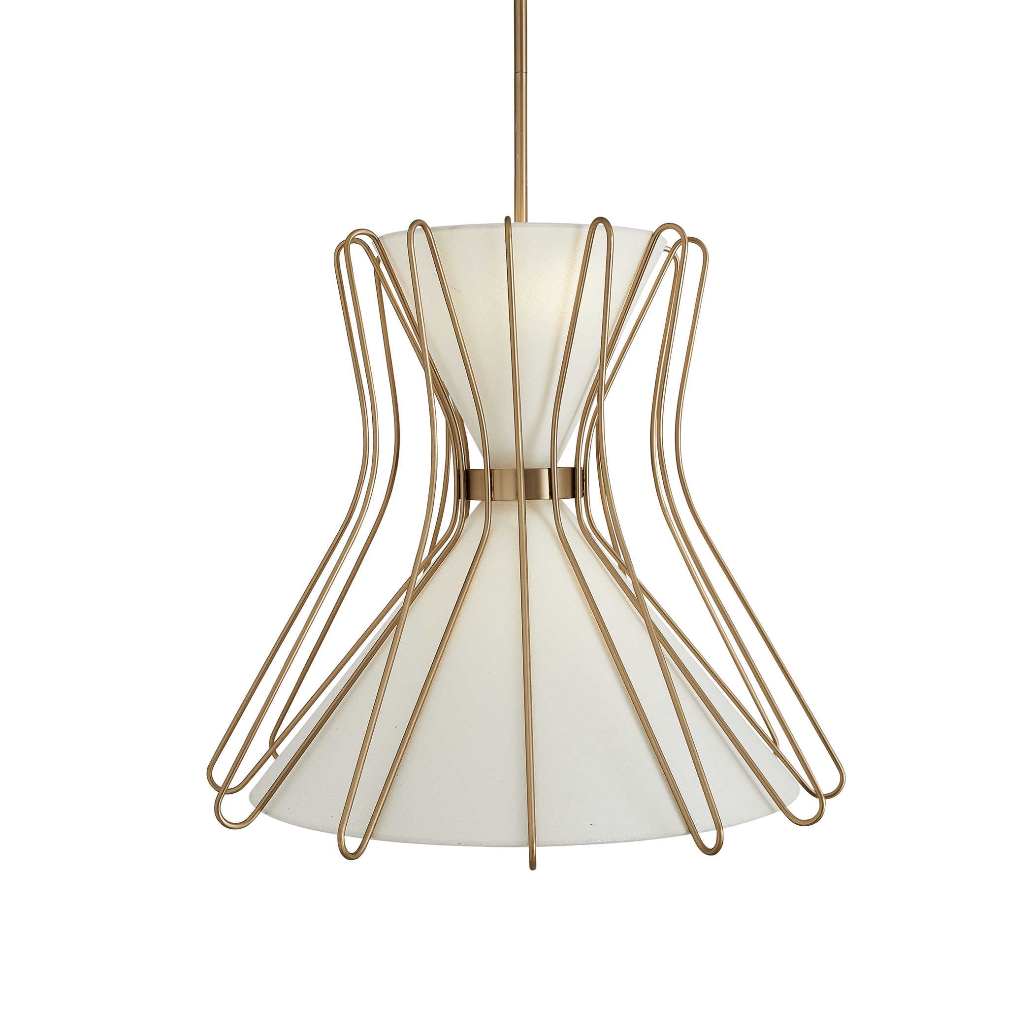 Boomerang Pendant in Brass - Medium by Uttermost