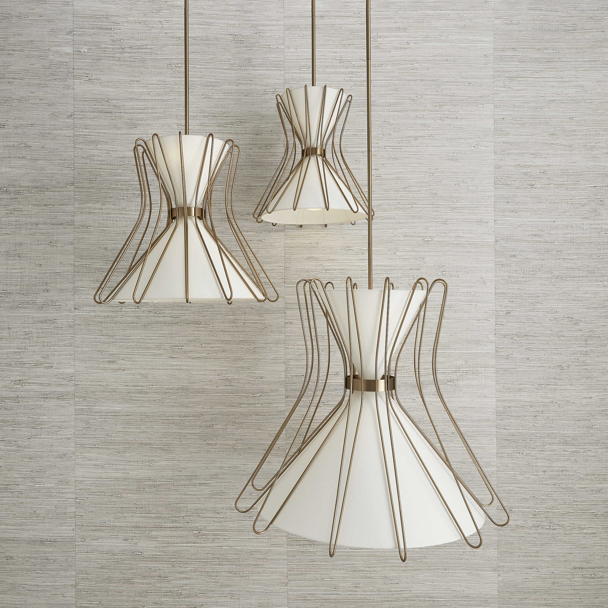 Boomerang Pendant in Brass - Small by Uttermost