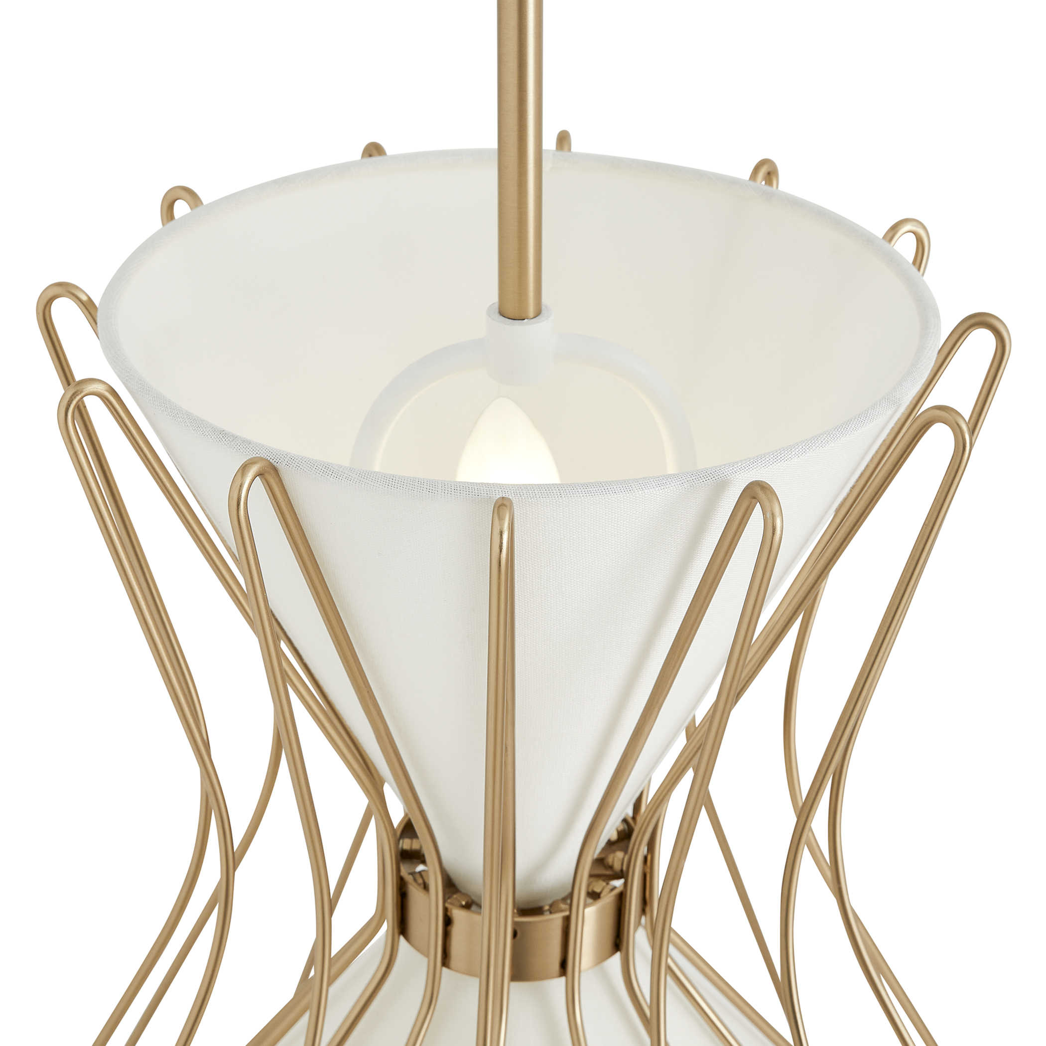 Boomerang Pendant in Brass - Small by Uttermost