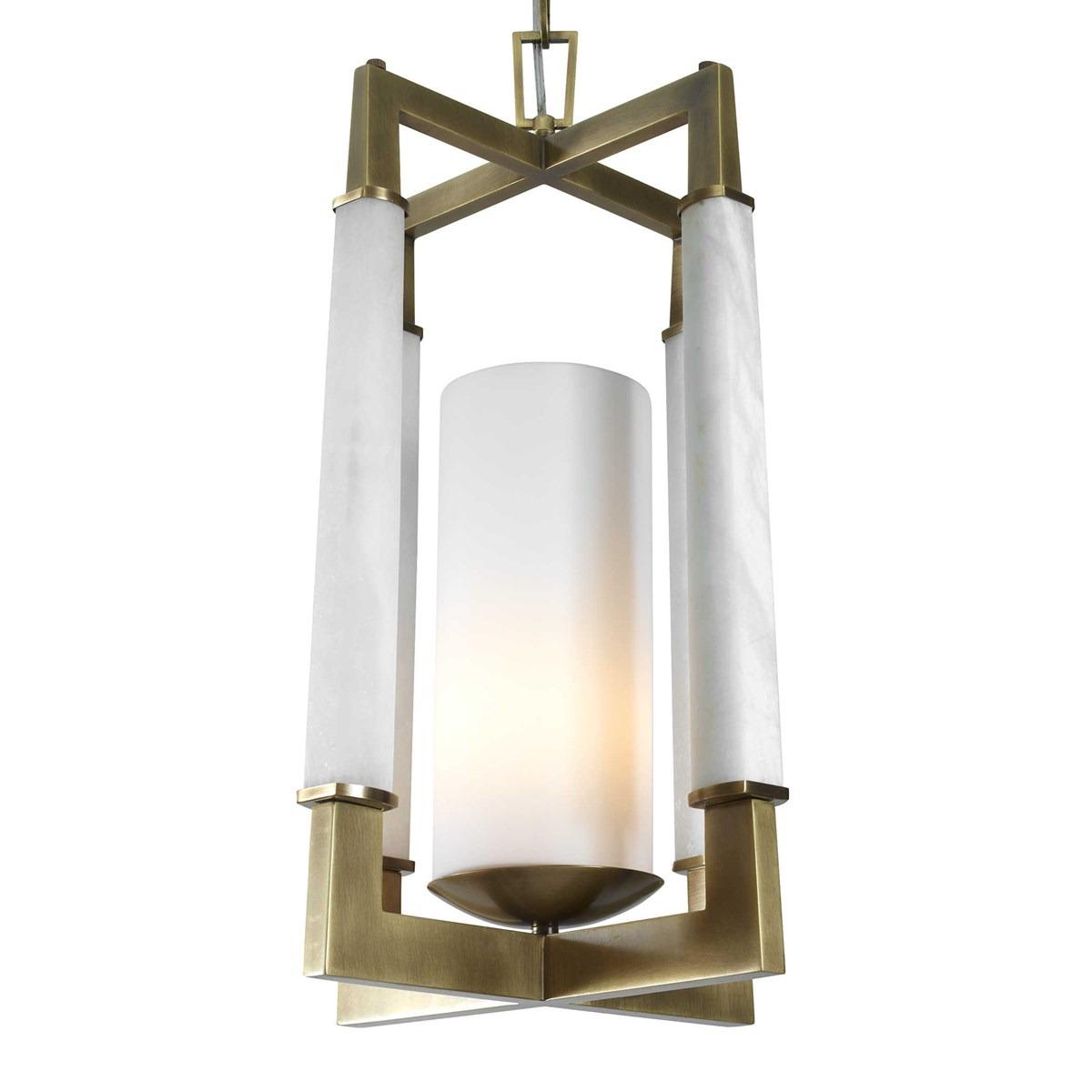Alabaster Temple Pendant Light by Uttermost