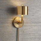 Knurl Wall Light - Brass by Uttermost
