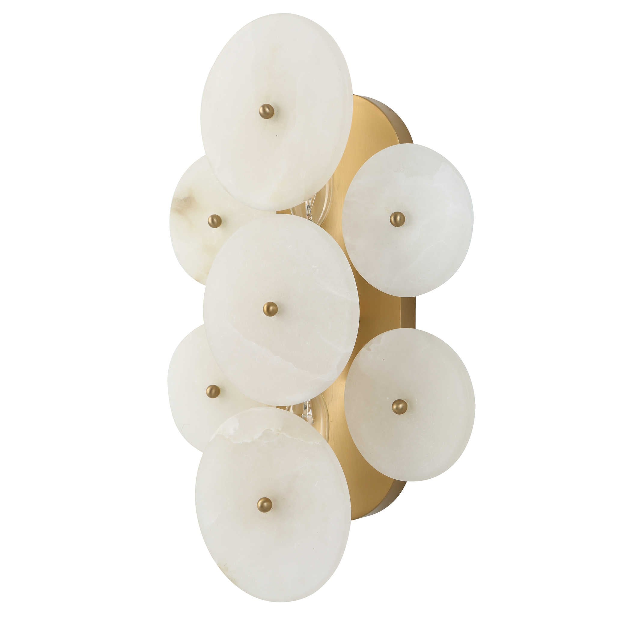 Alabaster Radiance Wall Light by Uttermost
