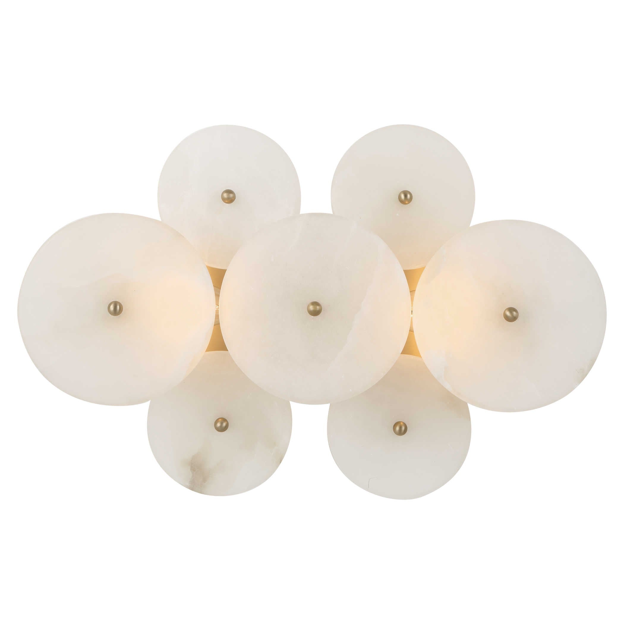 Alabaster Radiance Wall Light by Uttermost