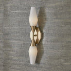 Agapanthus Wall Light Brass by Uttermost
