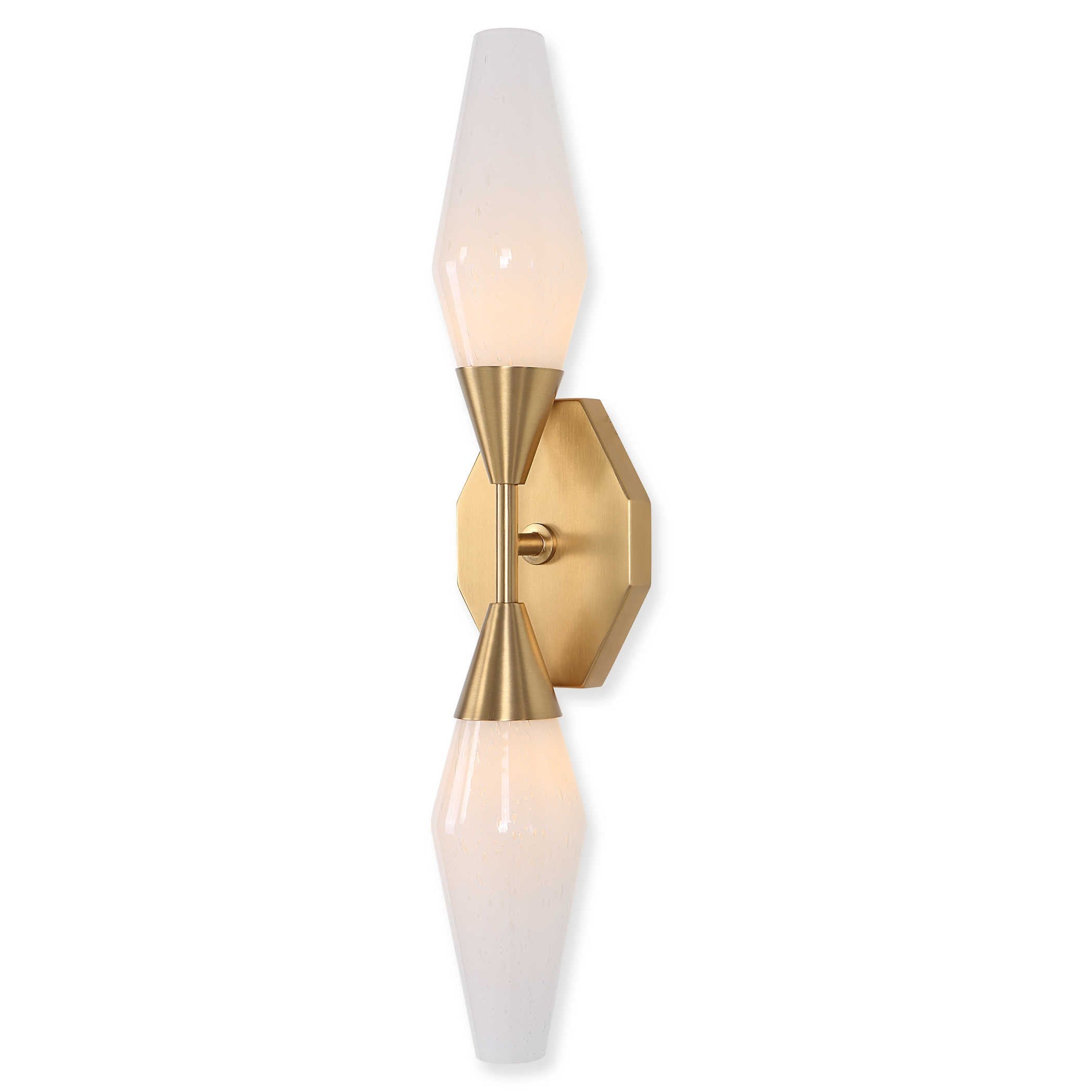 Agapanthus Wall Light Brass by Uttermost