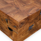 Teak Tac Toe Coffee Table - Carmel by Uttermost