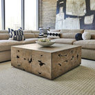 Teak Tac Toe Coffee Table - Light by Uttermost