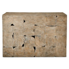 Teak Tac Toe Console Table - Light by Uttermost