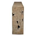 Teak Tac Toe Console Table - Light by Uttermost