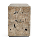 Teak Tac Toe End Table - Light by Uttermost