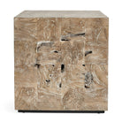 Teak Tac Toe End Table - Light by Uttermost
