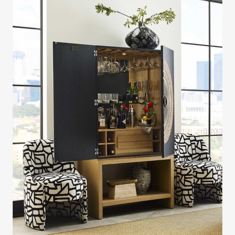 Soleil Bar Cabinet by Uttermost