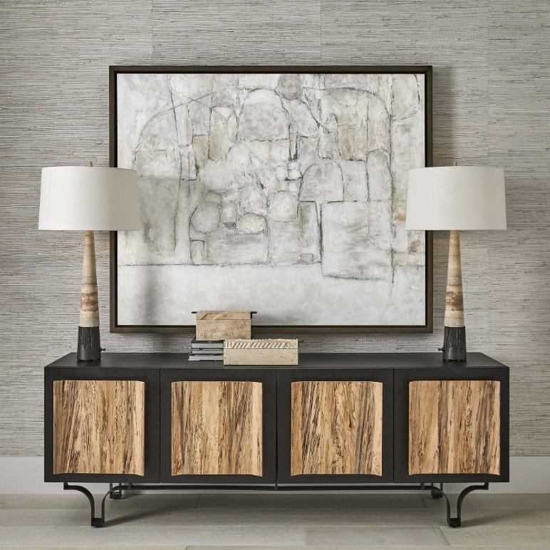 Curves Ahead 4 Door Cabinet by Uttermost