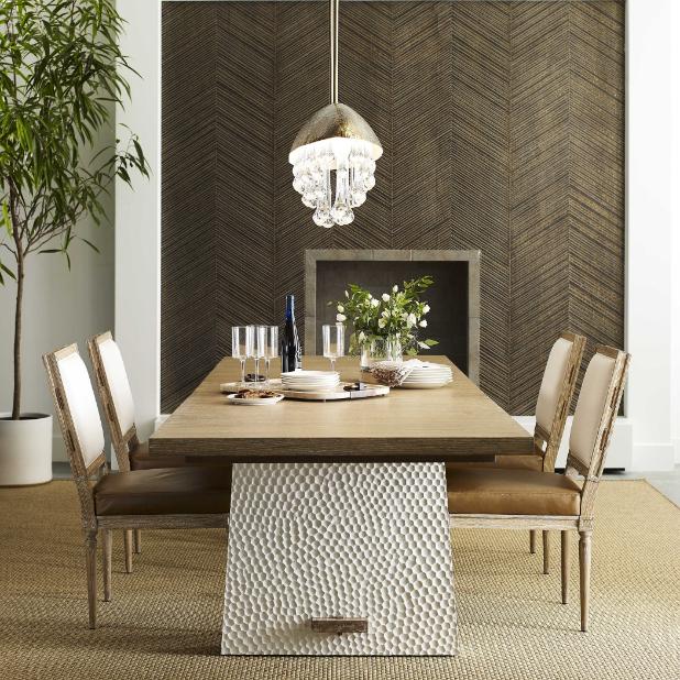 Hewn Trestle Extending Dining Table by Uttermost