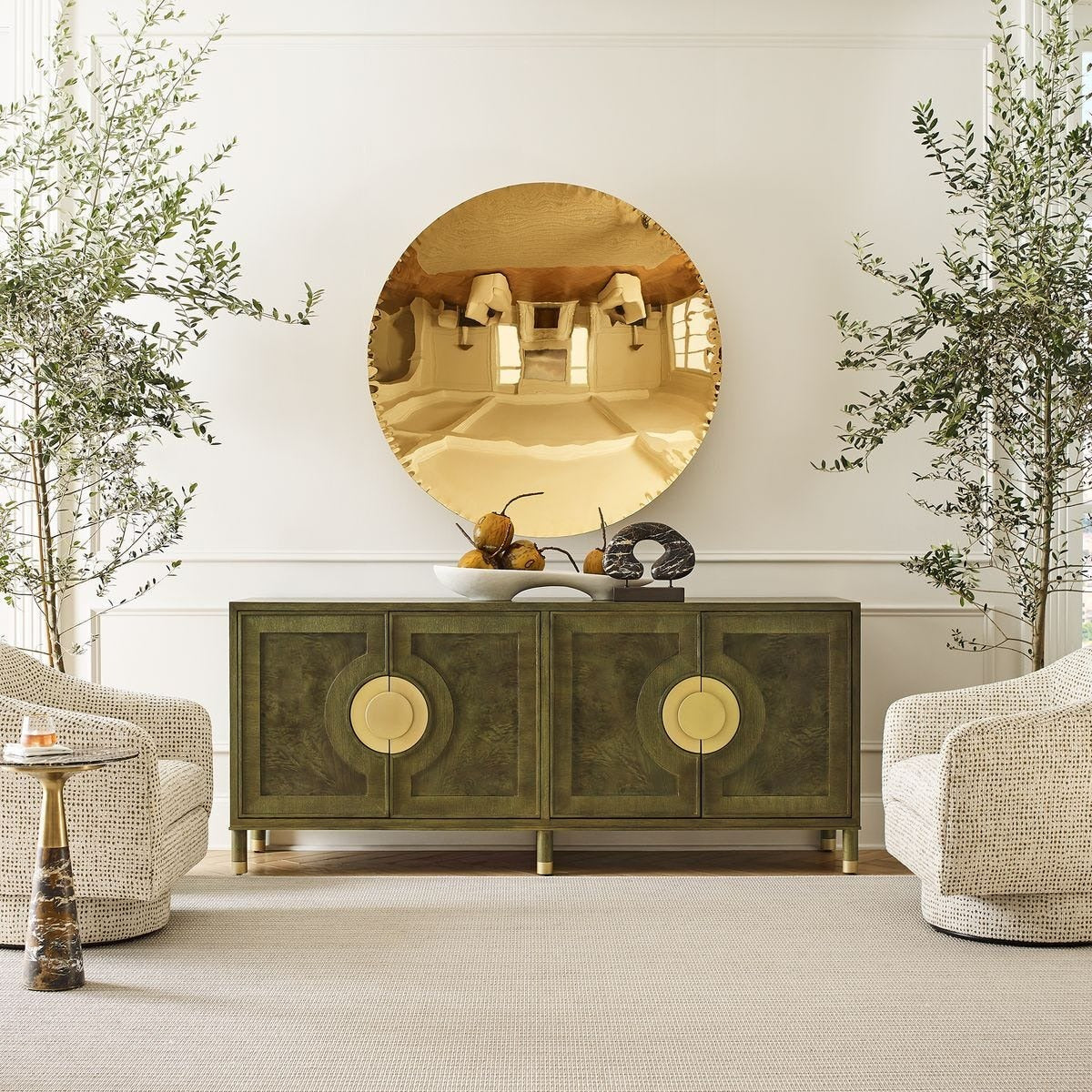 Palais 4 Door Cabinet - Olive Uttermost