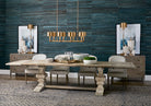 Baldrick Extending Dining Table in White by Uttermost