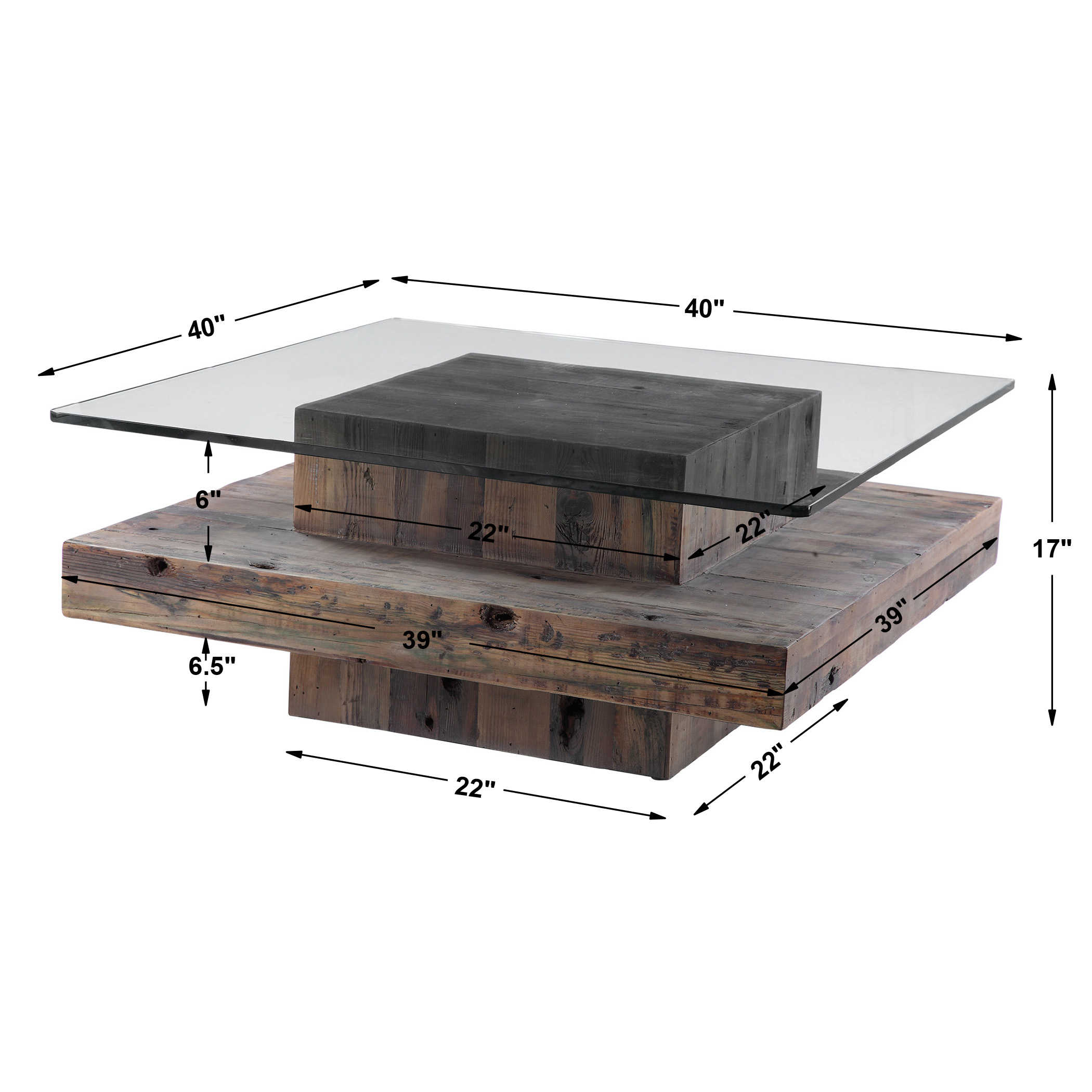 Jonah Coffee Table by Uttermost