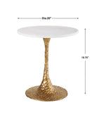 Chiseled Side Table by Uttermost