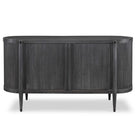 Tambour Cabinet - Black Ceruse by Uttermost