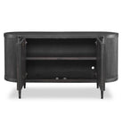 Tambour Cabinet - Black Ceruse by Uttermost