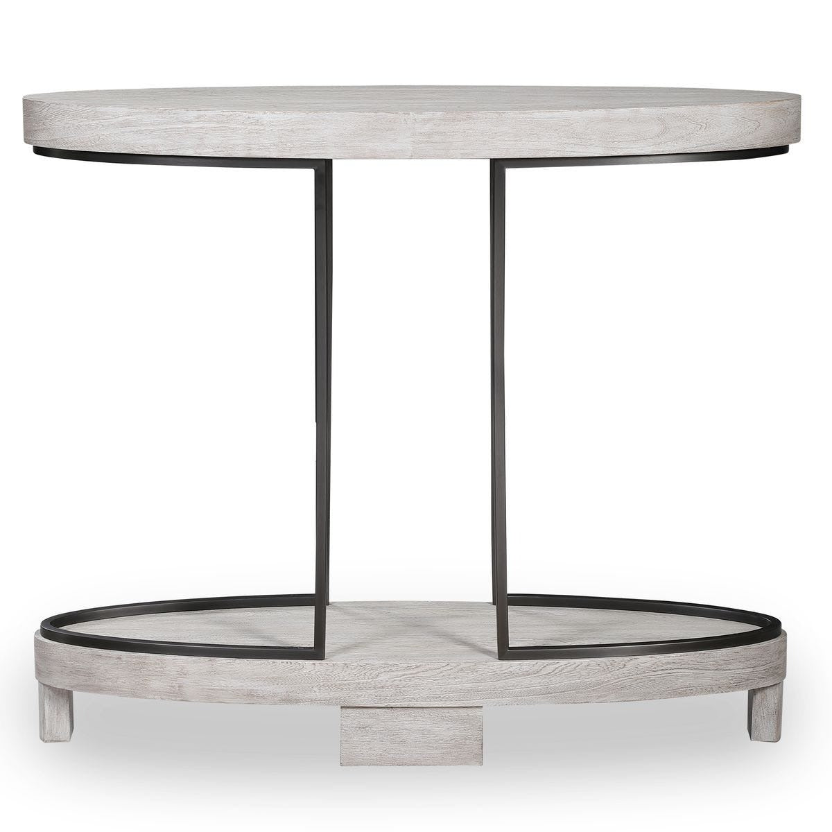 Ovoid Console Table - Scrubbed Elm by Uttermost