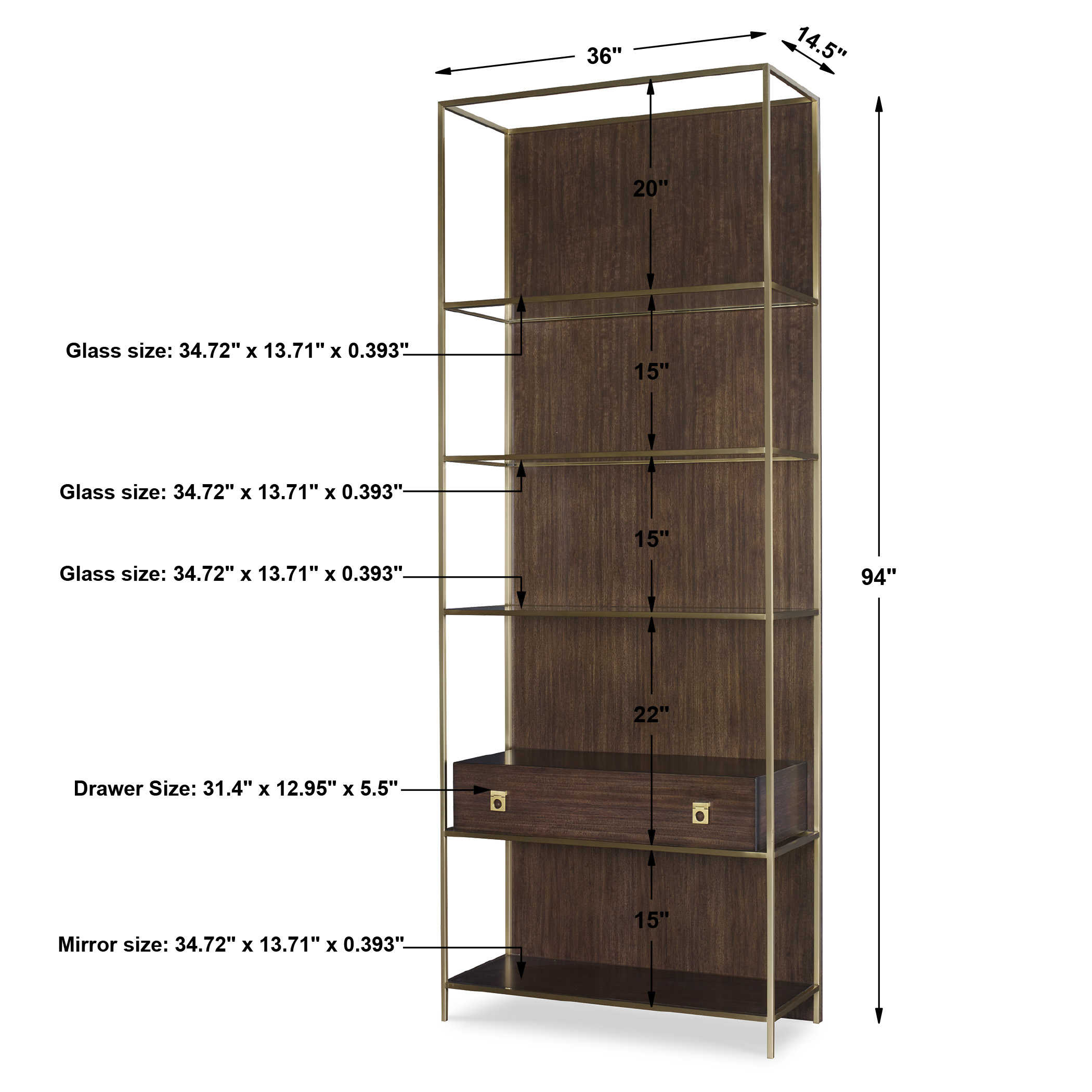 Open Personality Etagere by Uttermost