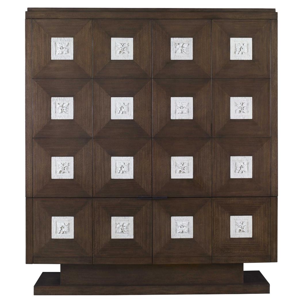 Botanical Large Wooden Cabinet by Uttermost