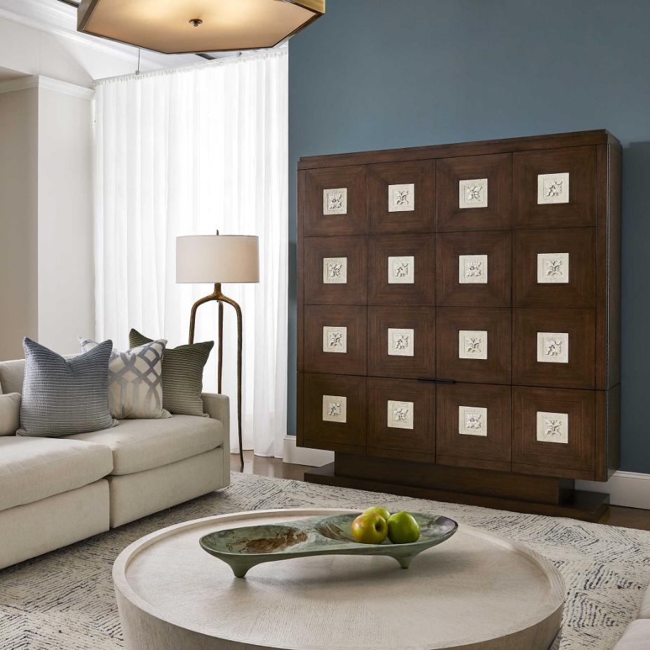 Botanical Large Wooden Cabinet by Uttermost