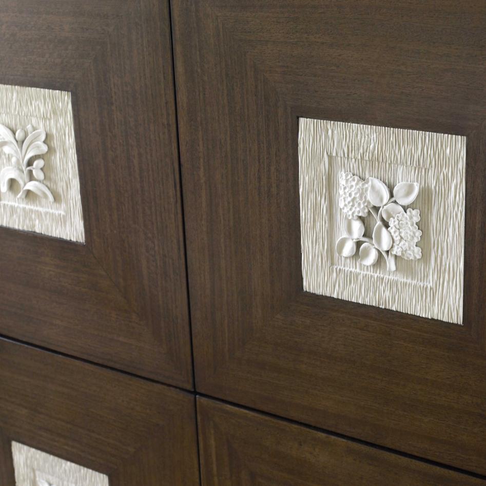 Botanical Large Wooden Cabinet by Uttermost