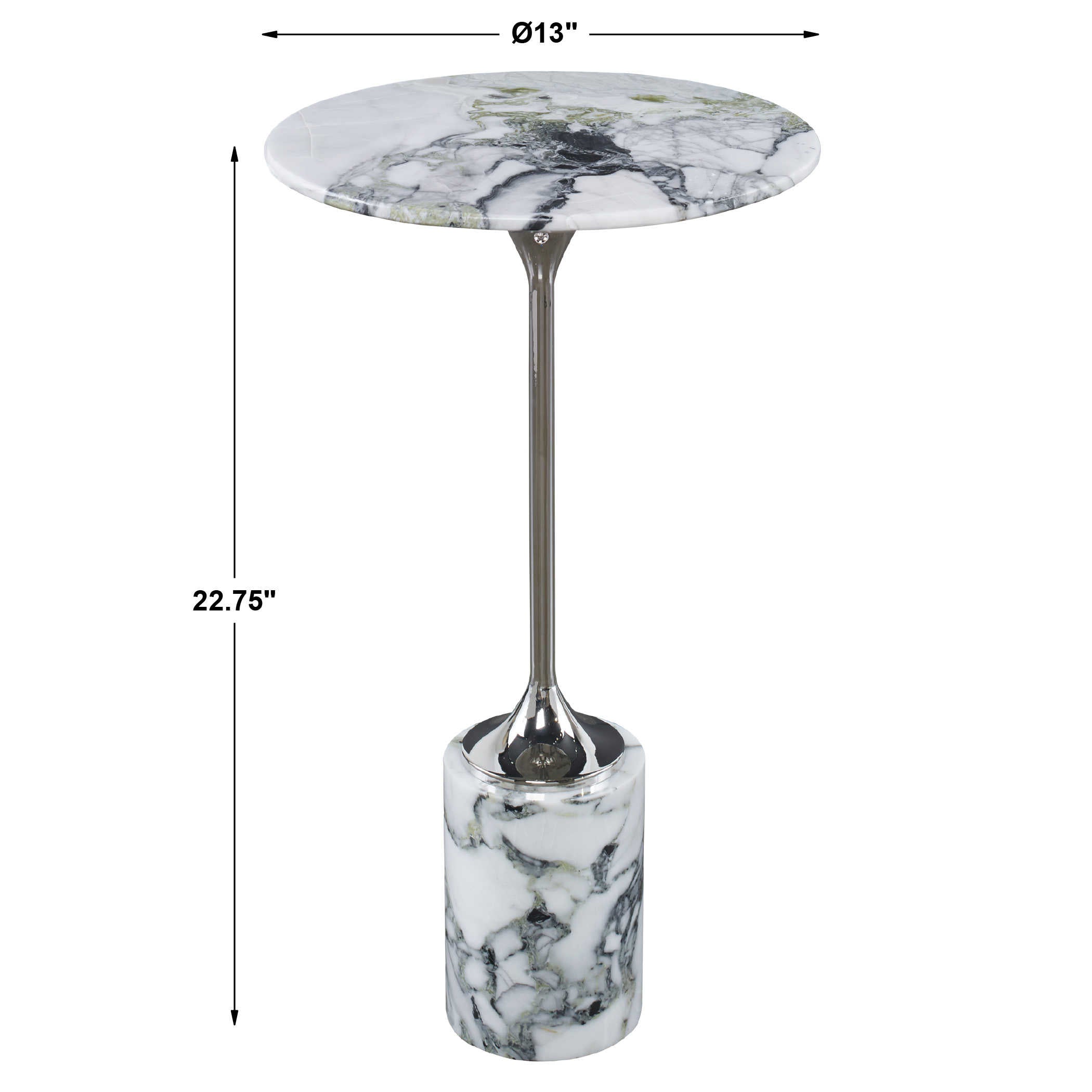 Pirouette Accent Table by Uttermost