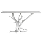 Big Sur Console Table in Matte White by Uttermost