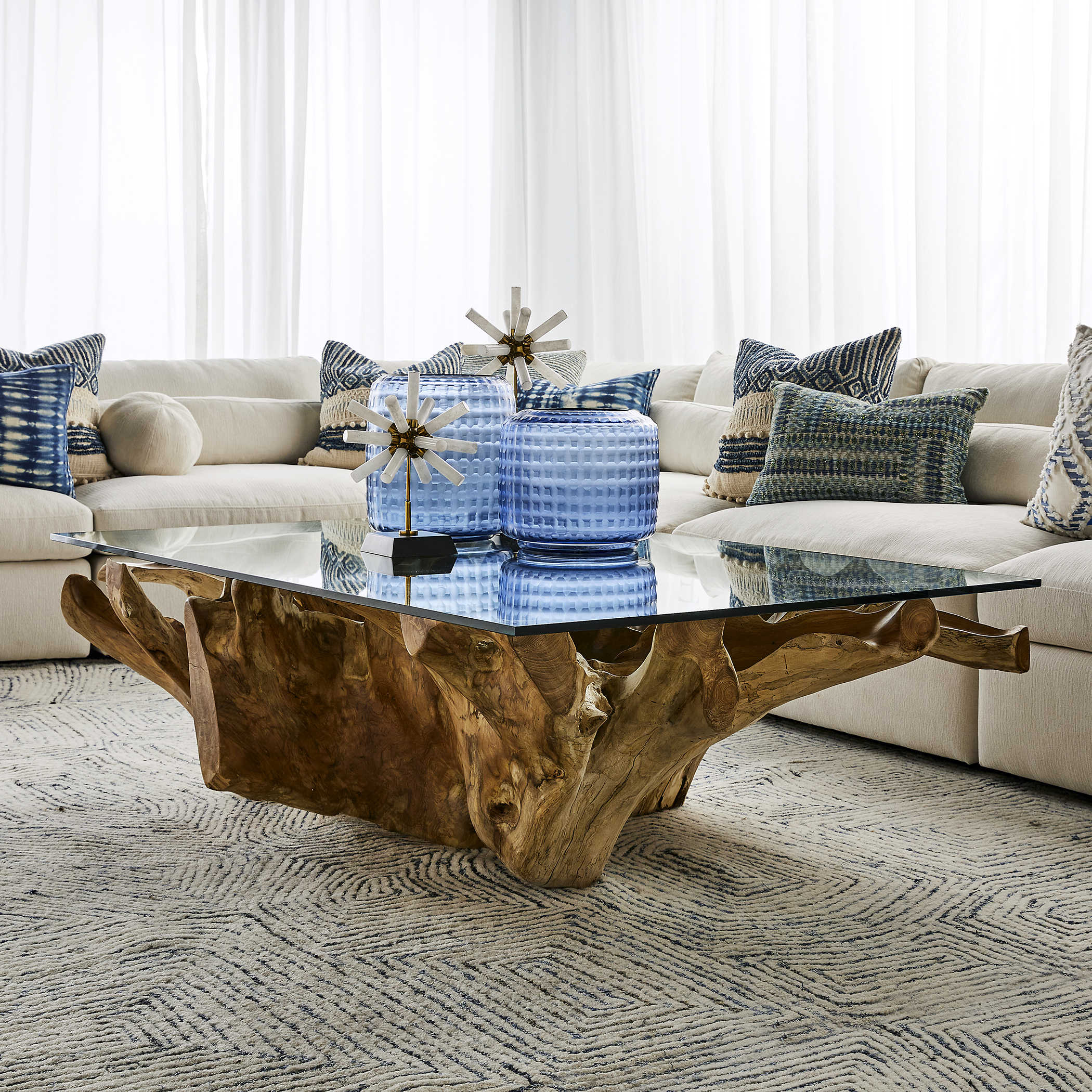 Center Root Coffee Table - Rectangle by Uttermost