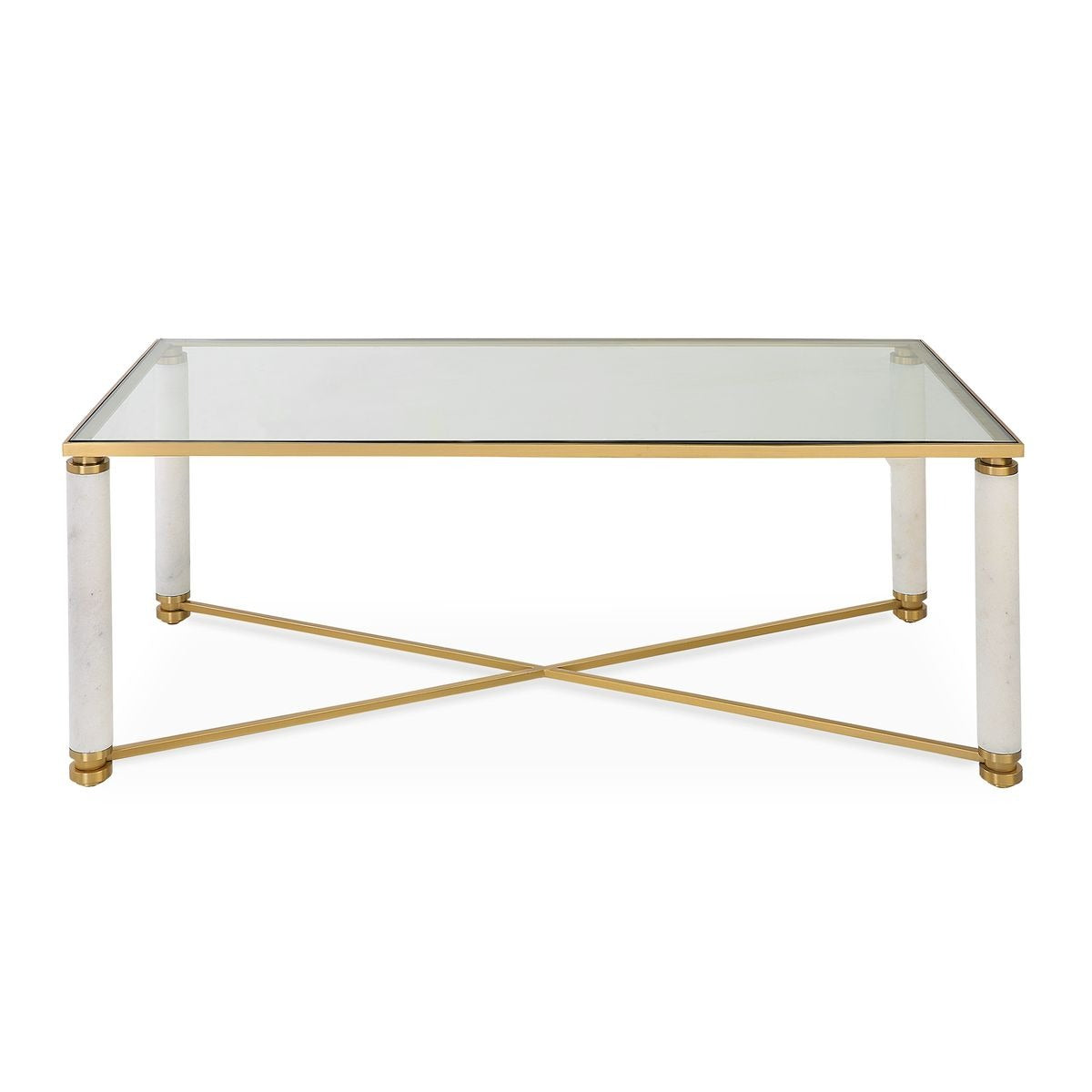 White Pillar Coffee Table by Uttermost