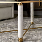 White Pillar Coffee Table by Uttermost