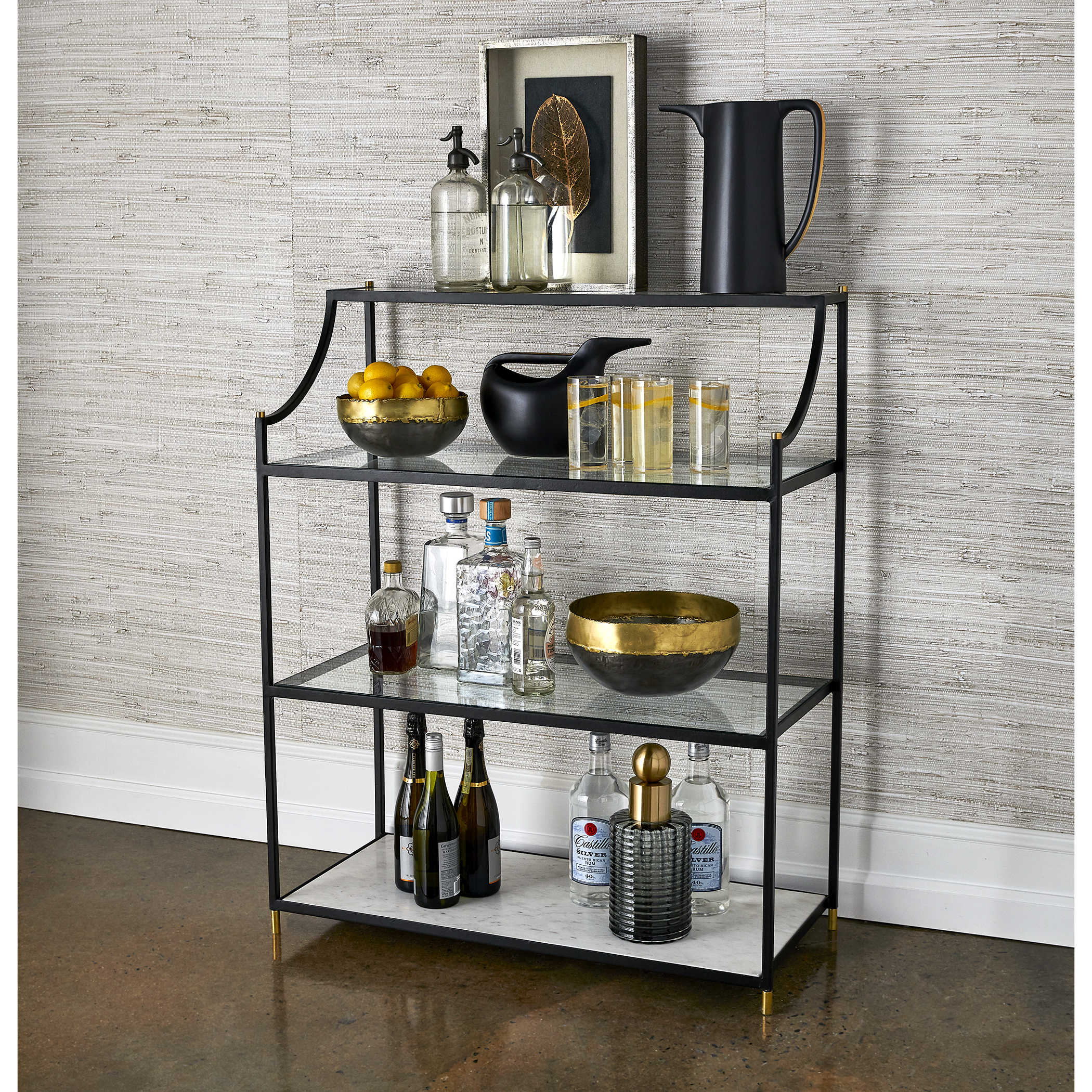 Swoop Console/Bar Shelving by Uttermost