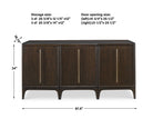 Curvature Cabinet by Uttermost