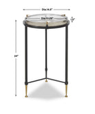 Ice Block Accent Table - Round by Uttermost