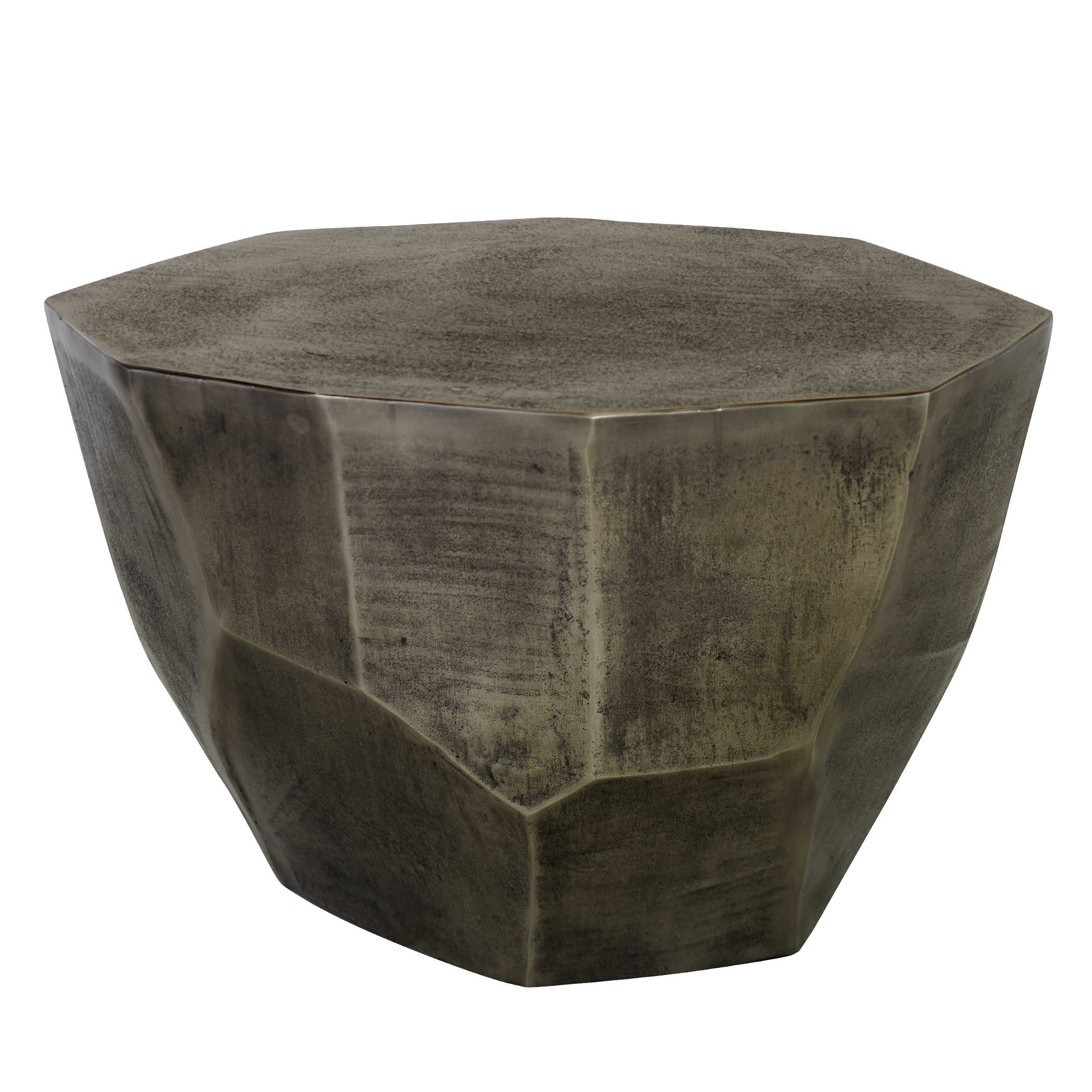 Cathenna Coffee Table - Antiqued Nickel Medium by Uttermost
