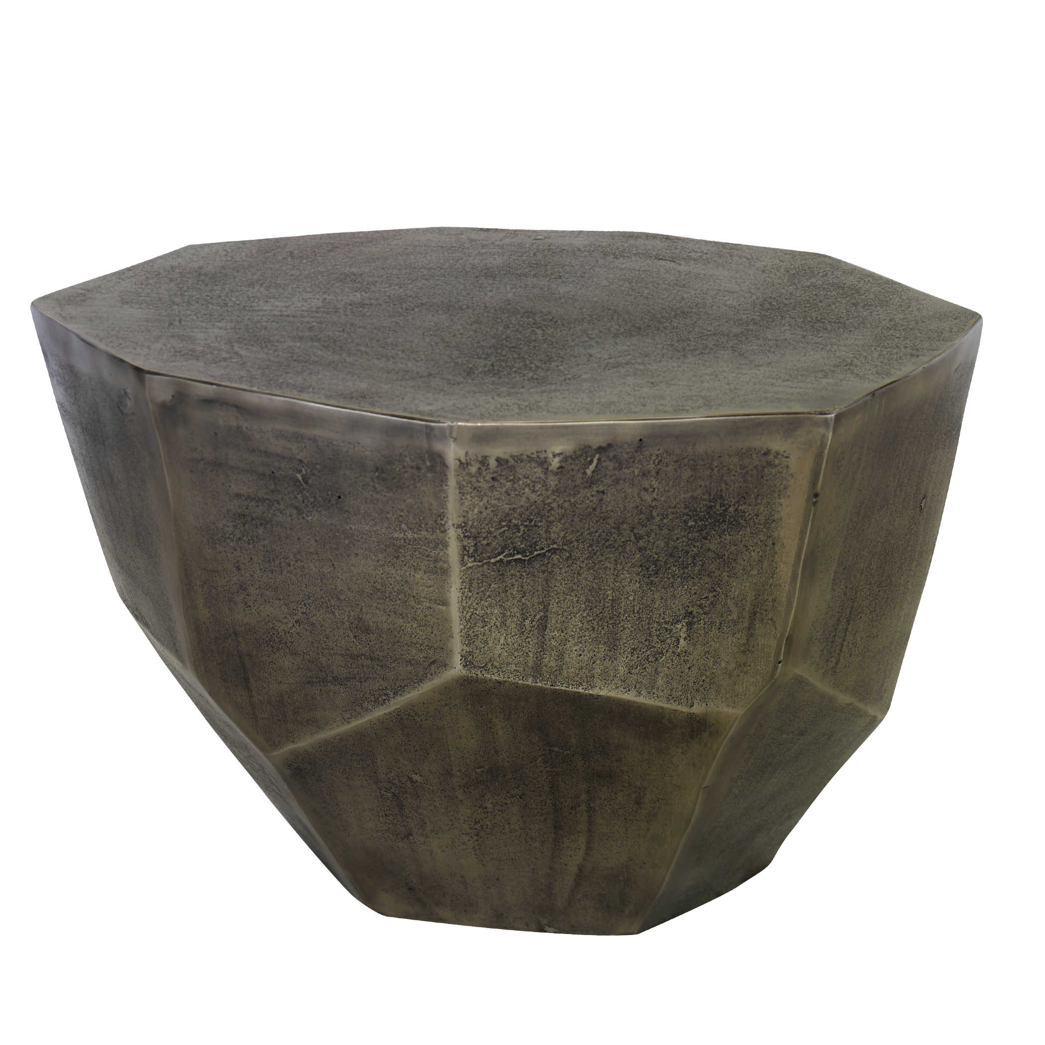 Cathenna Coffee Table - Antiqued Nickel Medium by Uttermost