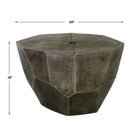 Cathenna Coffee Table - Antiqued Nickel Medium by Uttermost