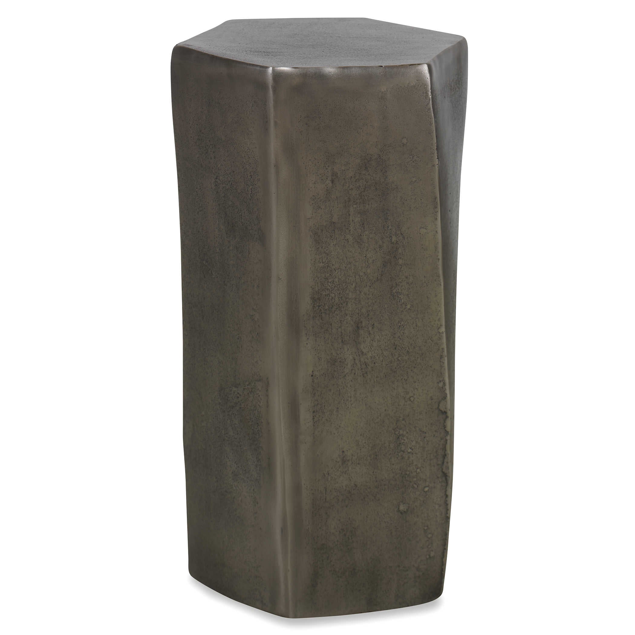 Cathenna Accent Table - Antiqued Nickel by Uttermost