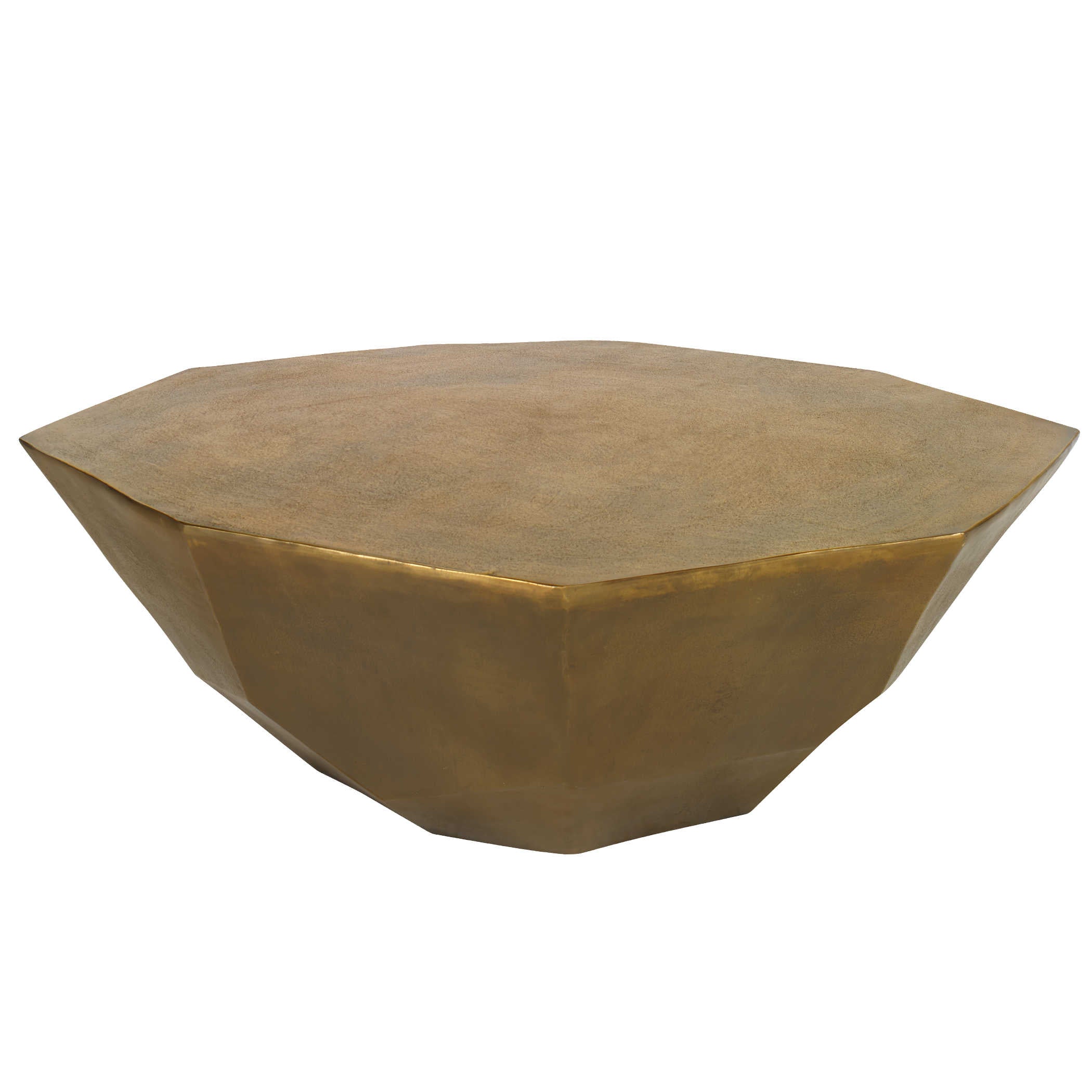 Cathenna Coffee Table - Brass Large by Uttermost